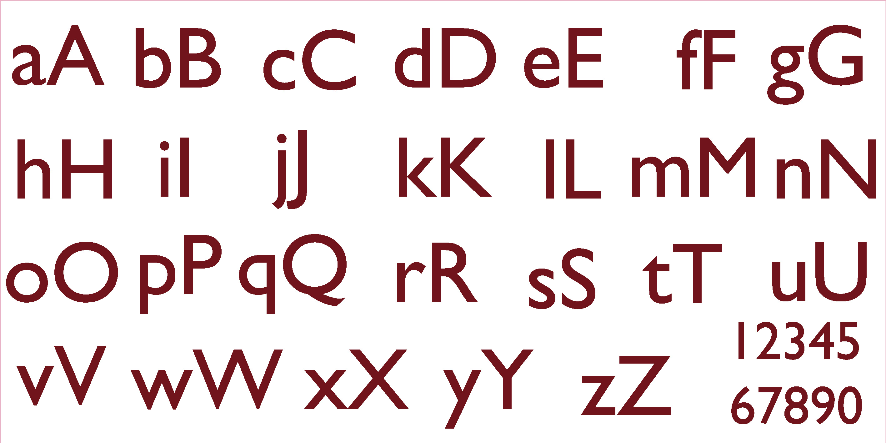 lettertype